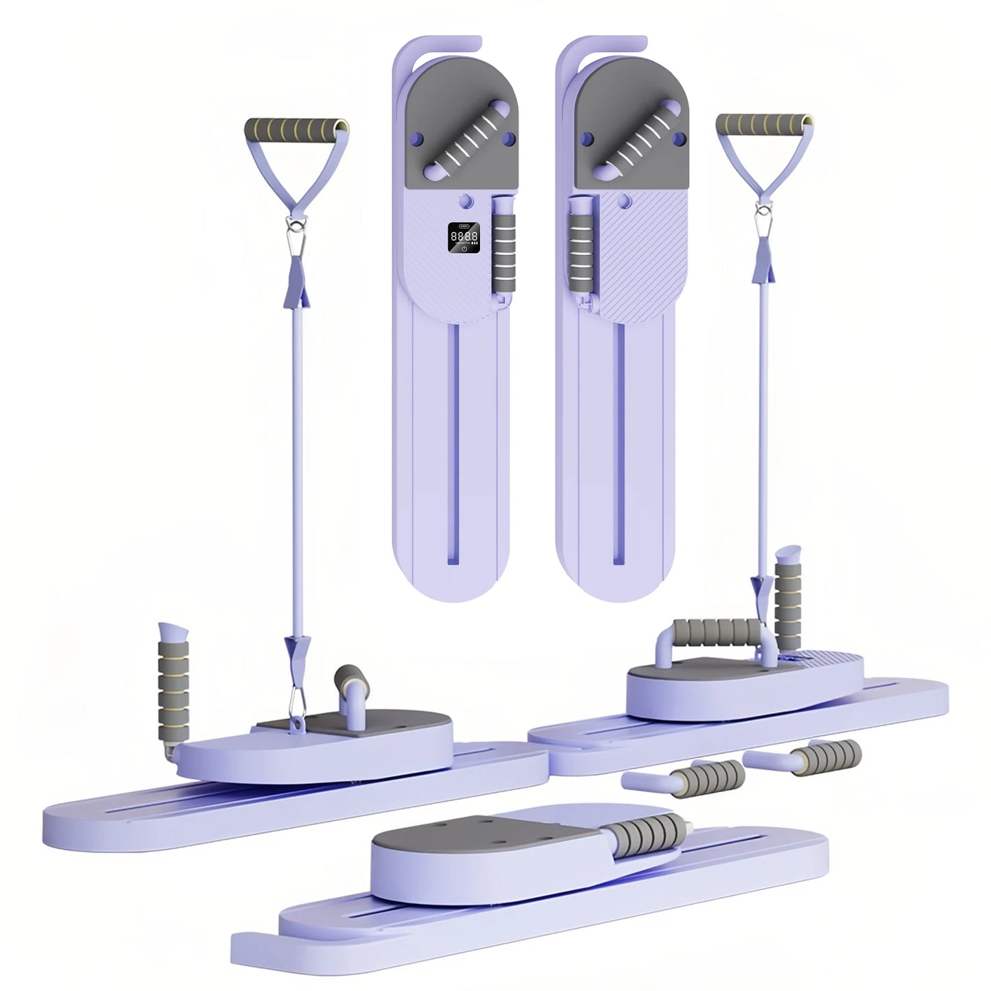Ab Pilates Board Multi Functional Fitness System With Resistance Bands - Revitalize Mind Body