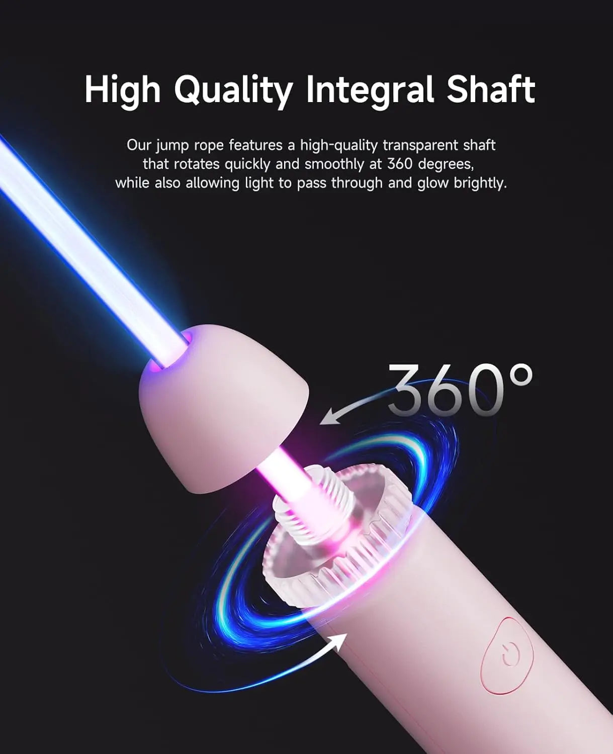 LED Light Up Adjustable Jump Rope For Fitness And Recreation - Revitalize Mind Body