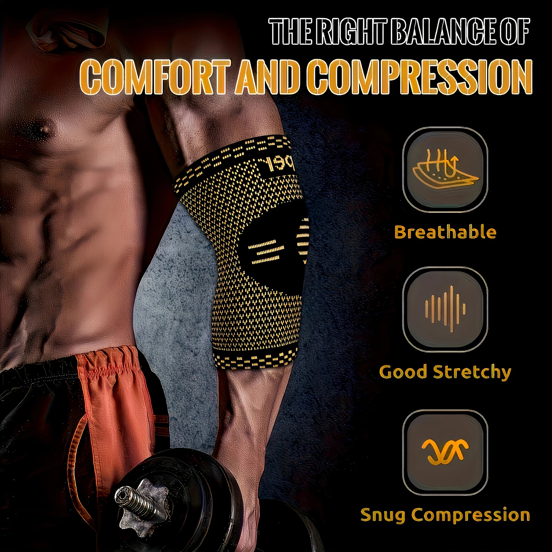 Copper Ion Elbow Pads Protective Sleeves for Sports - Revitalize Mind Body