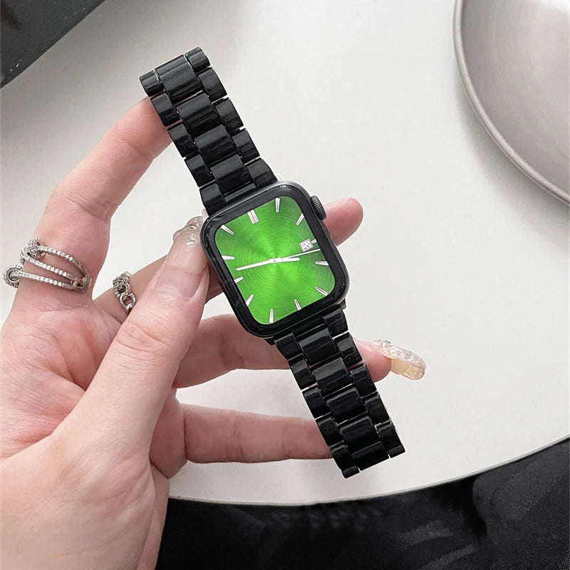 JBAILI Transparent Laser Acrylic Apple Watch Band For iWatch - Revitalize Mind Body