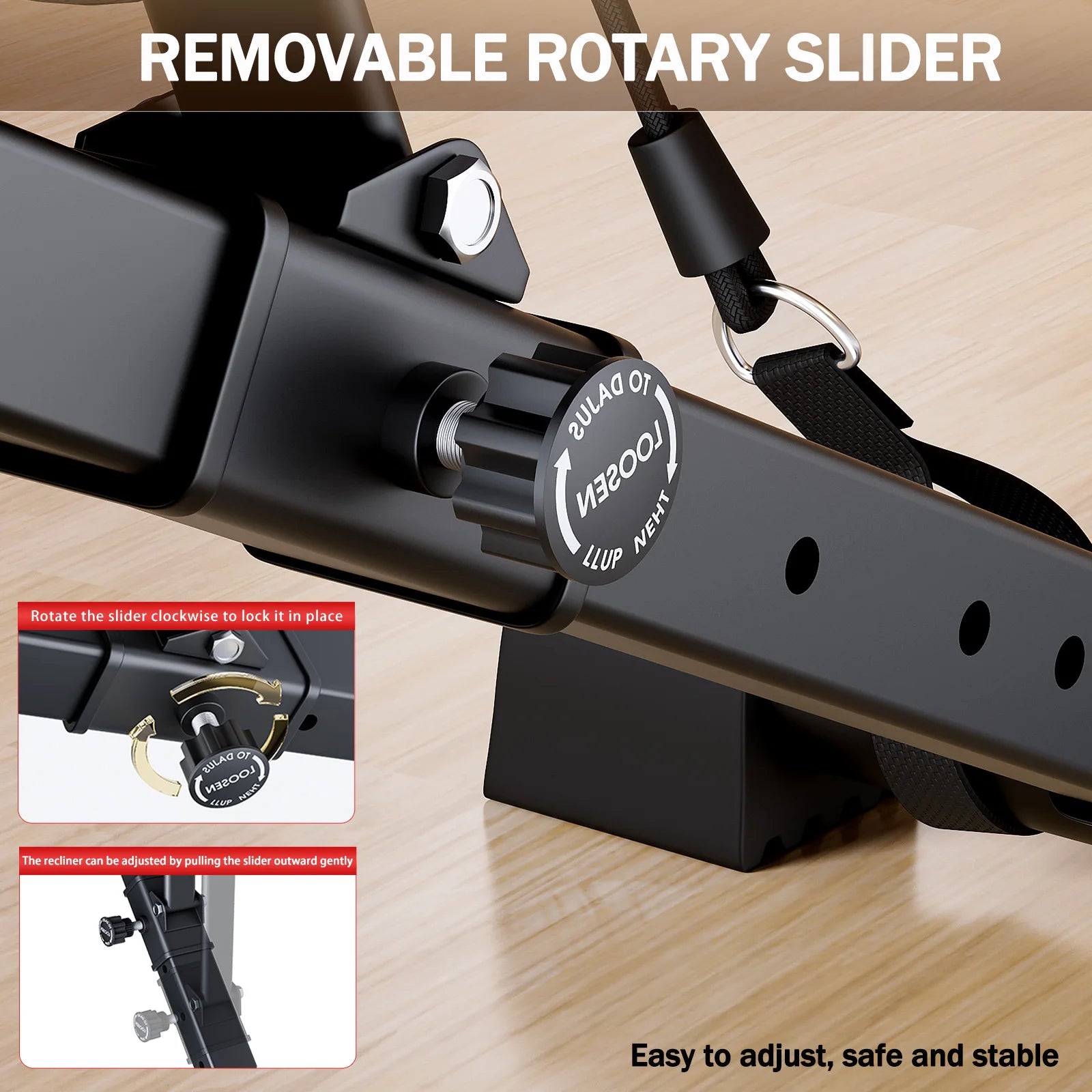 Adjustable Weight Bench For Full Body Workout Foldable - Revitalize Mind Body