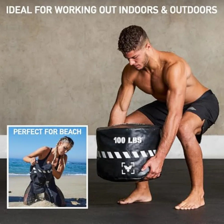 Elite Heavy-Duty Unfilled Sandbag For Full-Body Weight Training - Revitalize Mind Body