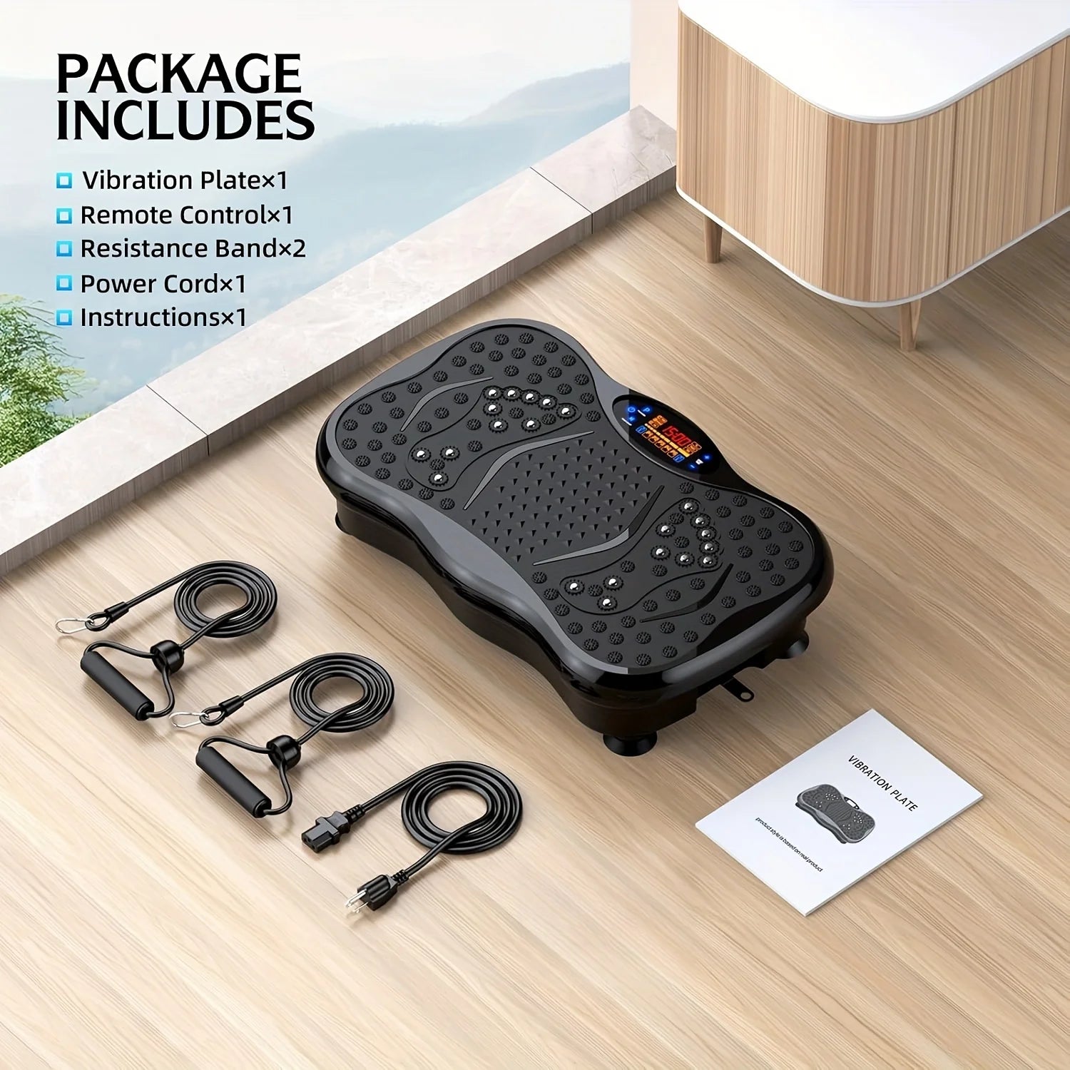 ATMDOG 200-Speed Magnetic Vibration Plate Exercise Machine - Revitalize Mind Body