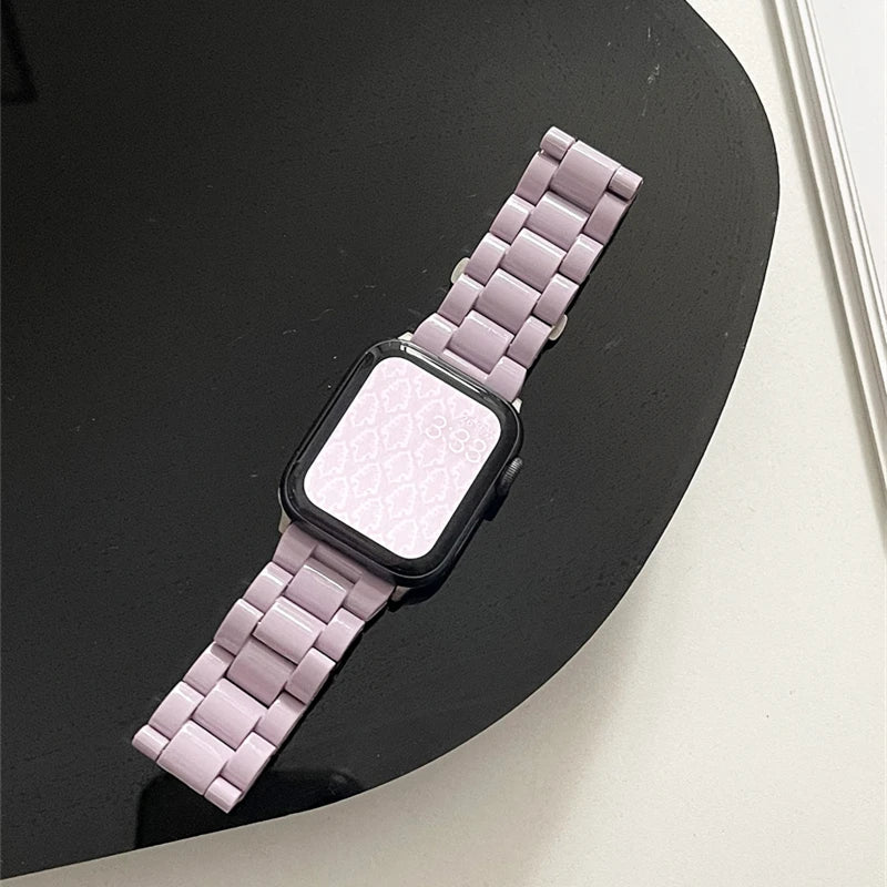 JBAILI Transparent Laser Acrylic Apple Watch Band For iWatch - Revitalize Mind Body