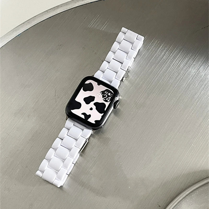 JBAILI Transparent Laser Acrylic Apple Watch Band For iWatch - Revitalize Mind Body