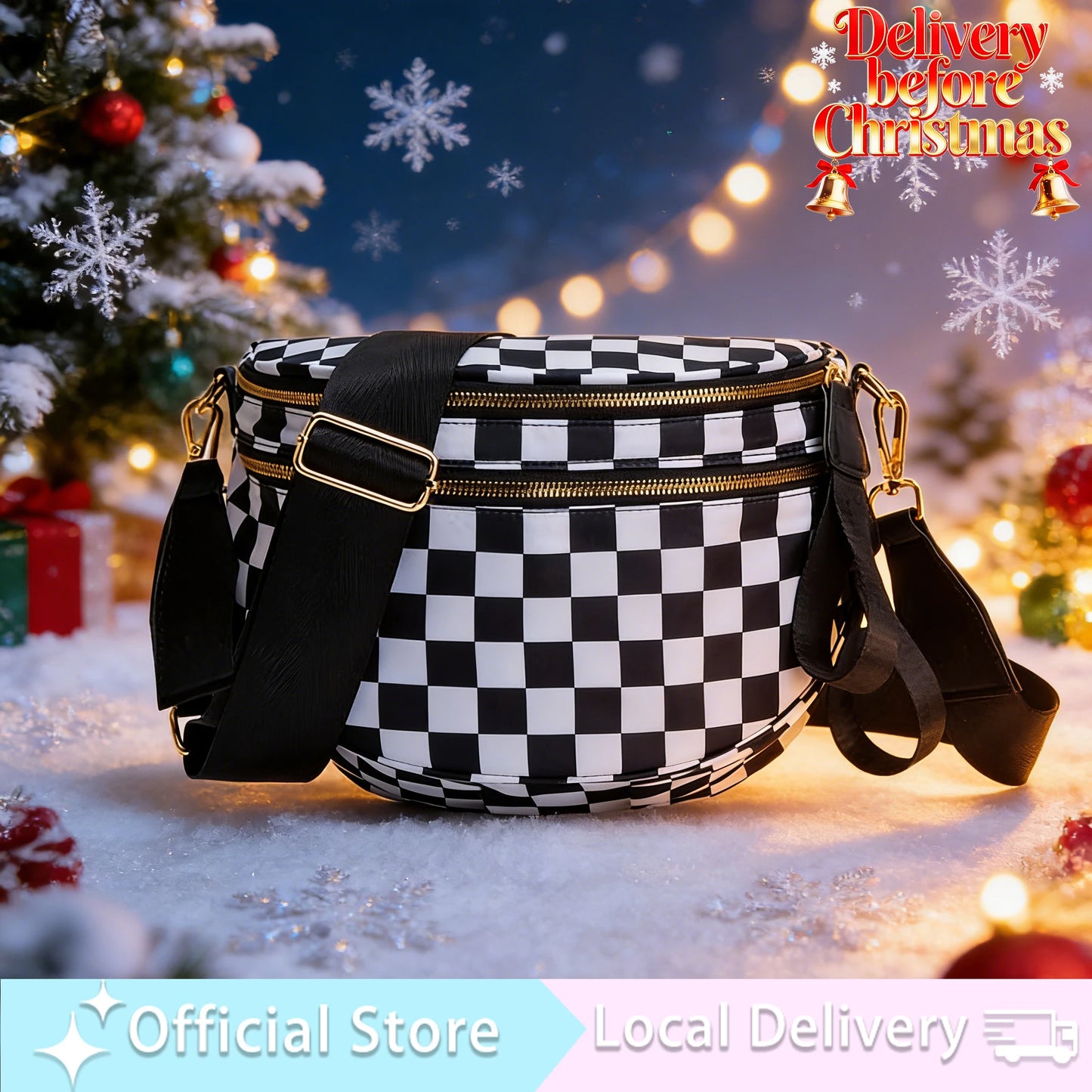 Doyogicn Iris Leopard Nylon Bum Bag Fanny Pack Everyday Essentials - Revitalize Mind Body
