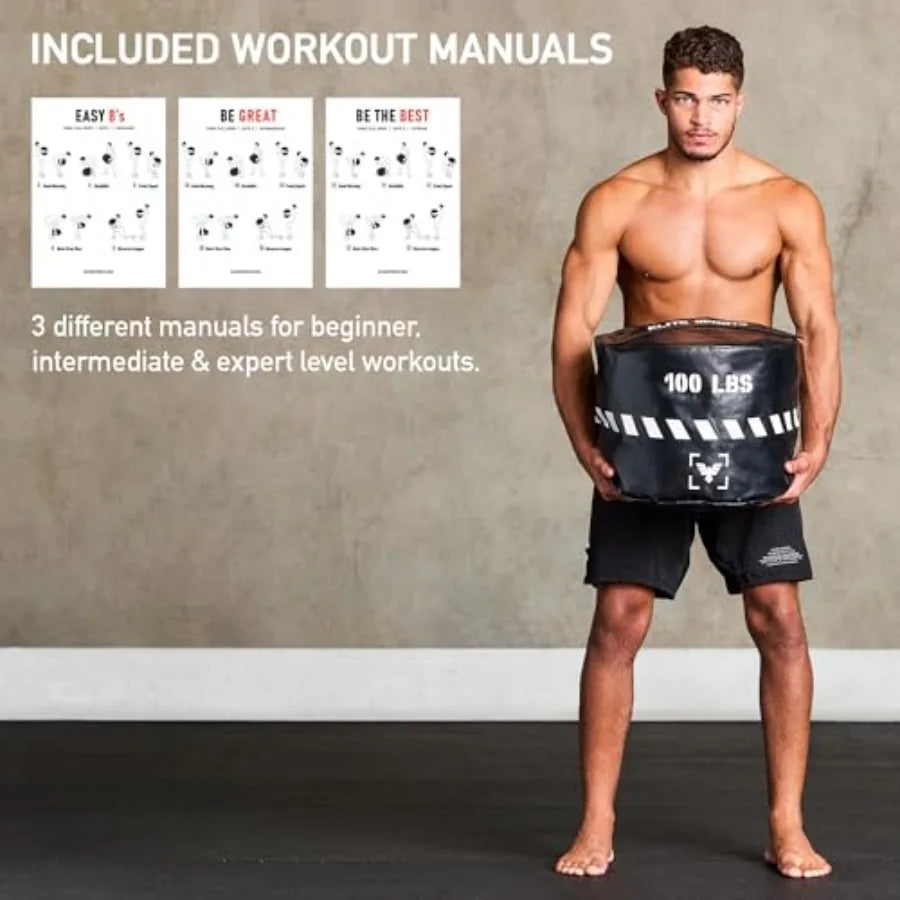 Elite Heavy-Duty Unfilled Sandbag For Full-Body Weight Training - Revitalize Mind Body