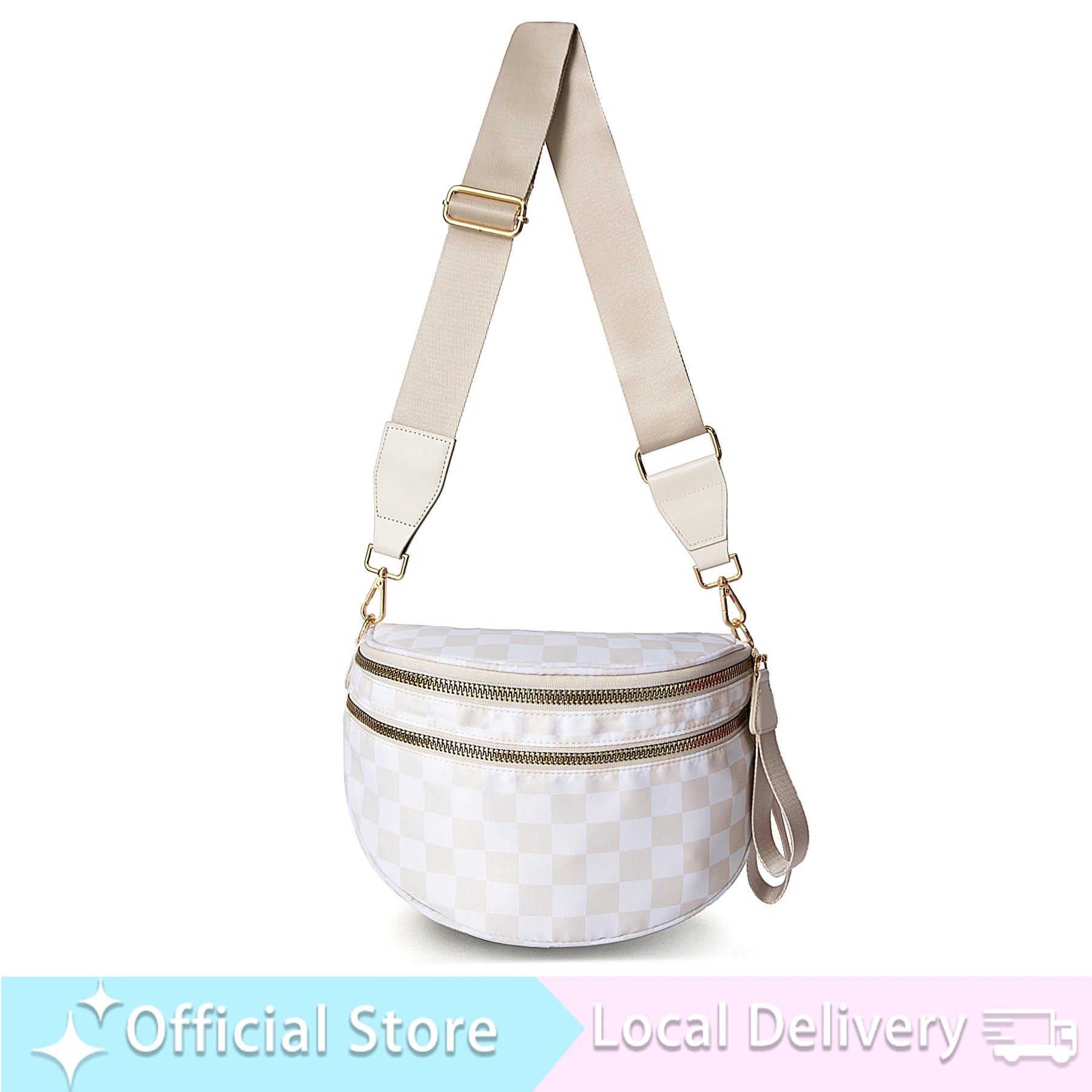 Doyogicn Iris Leopard Nylon Bum Bag Fanny Pack Everyday Essentials - Revitalize Mind Body