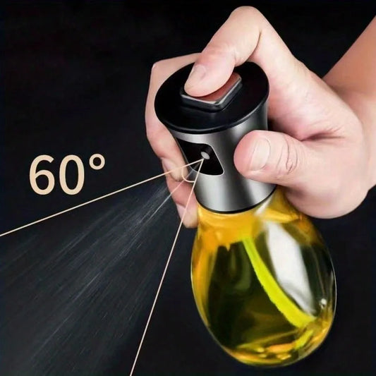 Oil Sprayer Bottle With Glass Stainless Steel Mister Free Funnel - Revitalize Mind Body