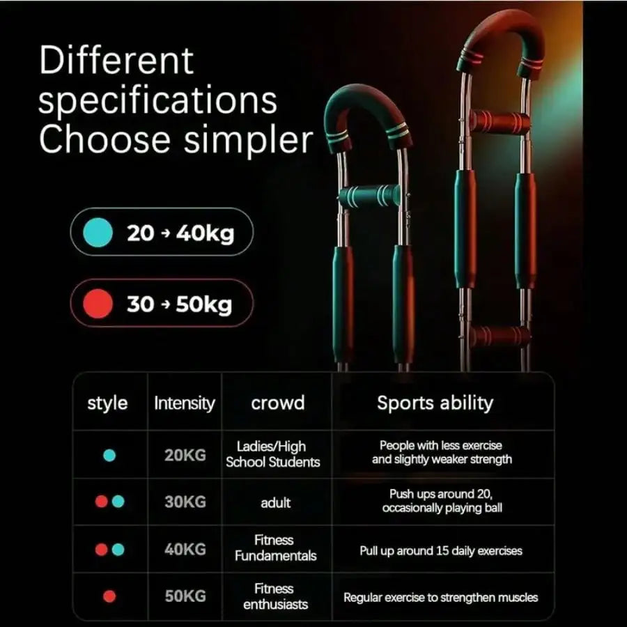 DIAMRI Adjustable Arm Trainer for Chest and Forearms - Revitalize Mind Body
