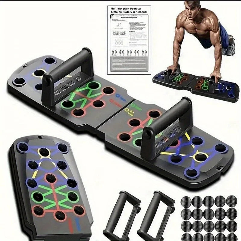 Solid Push Up Board Pro Fitness Pushup Stands for Chest - Revitalize Mind Body