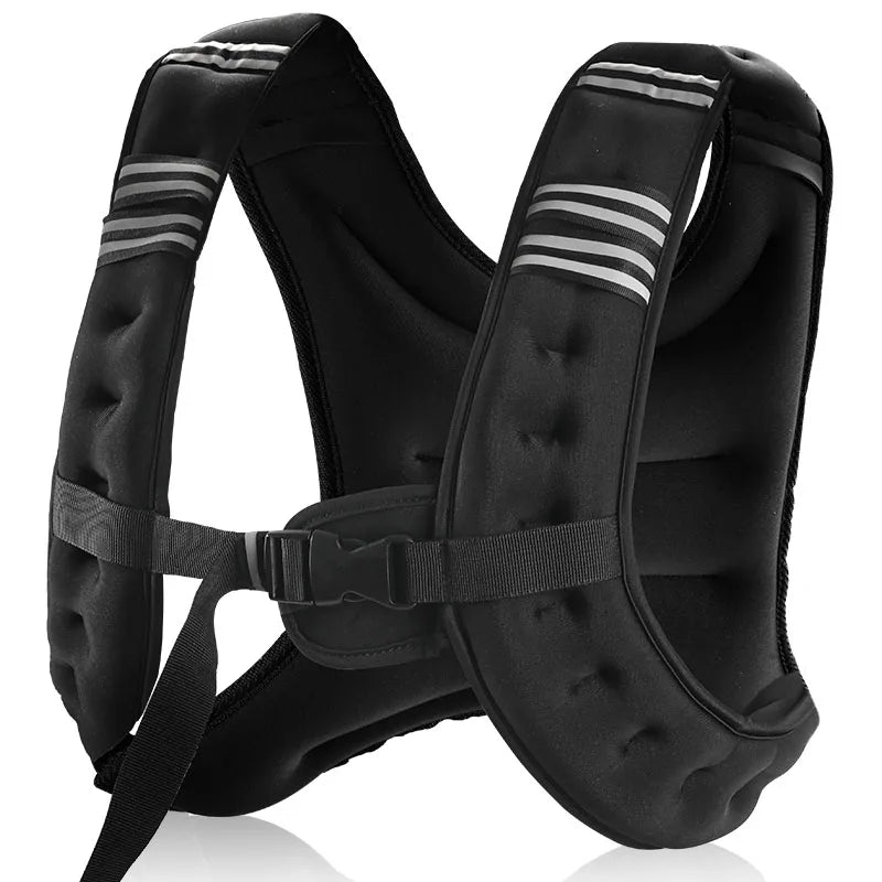 Weight Vest With Reflective Stripe For Workout And Running - Revitalize Mind Body