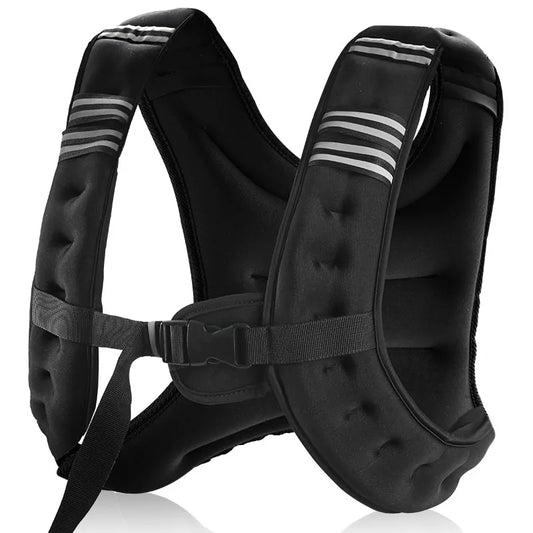 Weight Vest With Reflective Stripe For Workout And Running - Revitalize Mind Body