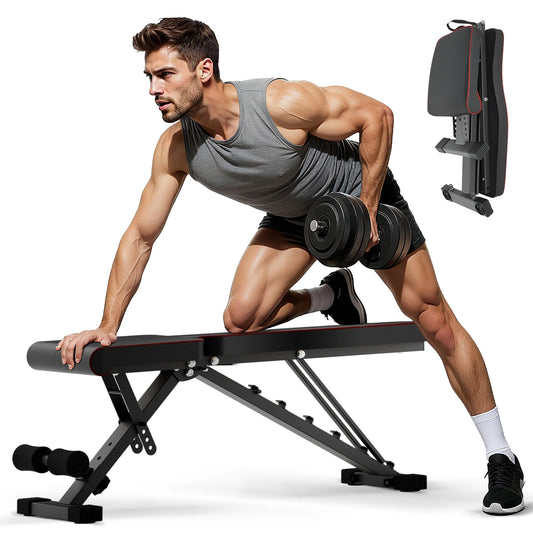 Multifunctional Adjustable Dumbbell Bench Foldable 660LBS Capacity for Home Gym - Revitalize Mind Body