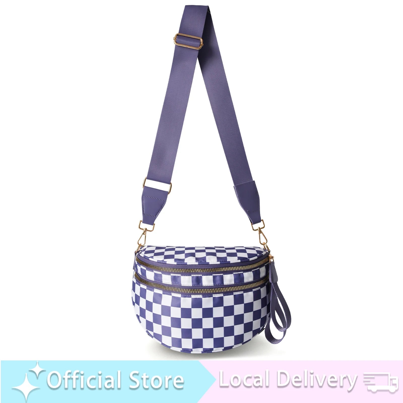 Doyogicn Iris Leopard Nylon Bum Bag Fanny Pack Everyday Essentials - Revitalize Mind Body