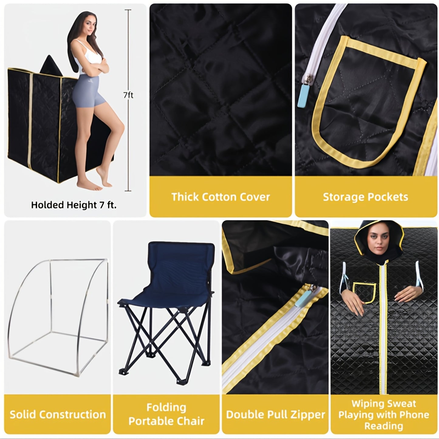 Portable Steam Sauna for Weight Loss and Relaxation Experience