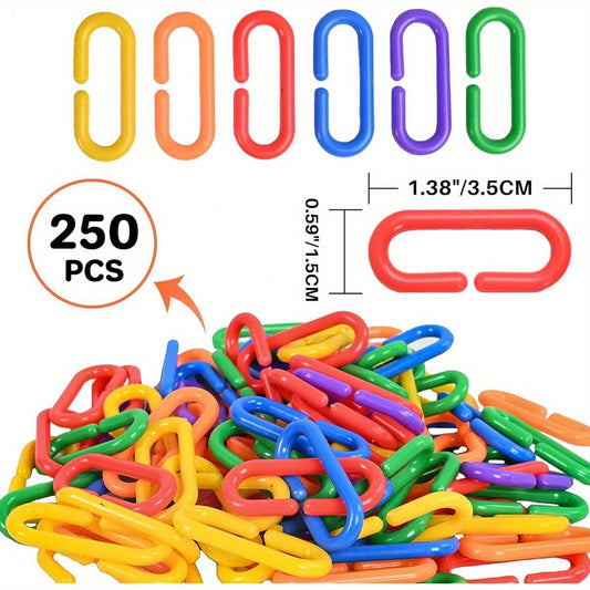 Sukh Rainbow C Links Cage Hardware 250pcs for Small Birds