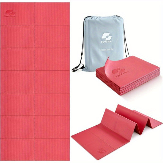 Foldable Travel Yoga Mat for On-the-Go Fitness