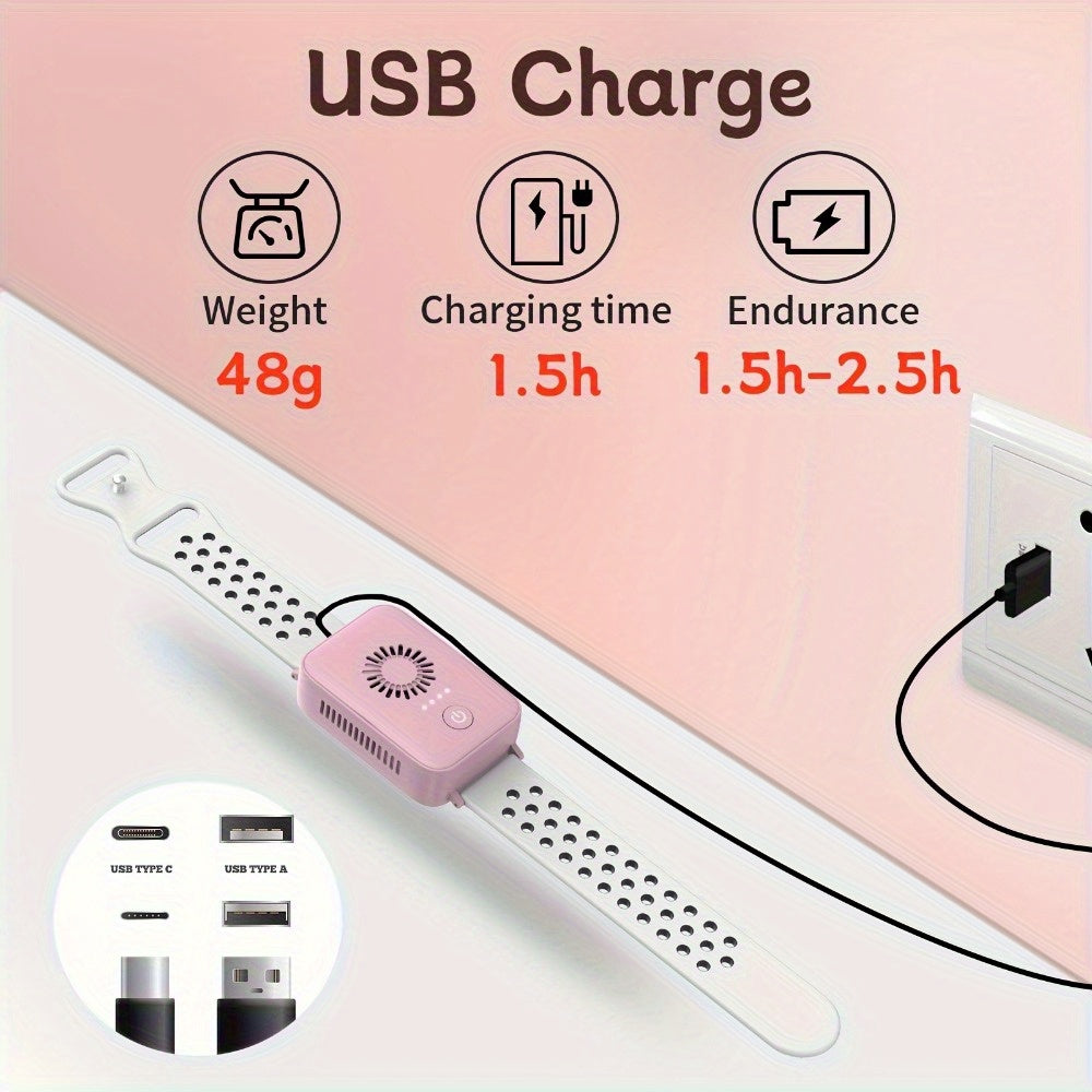 Revitalize USB Powered Hot Cold Relax Wristband Silicone