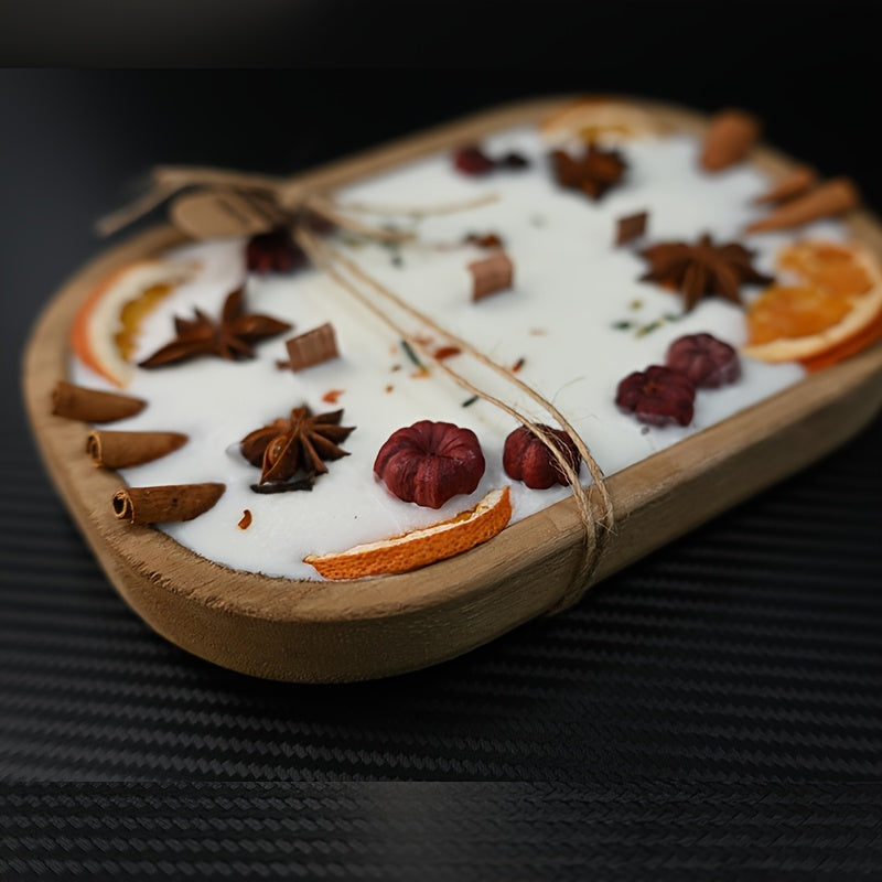 Elegant Soy Wax Candle In Boat Shaped Container Luxury