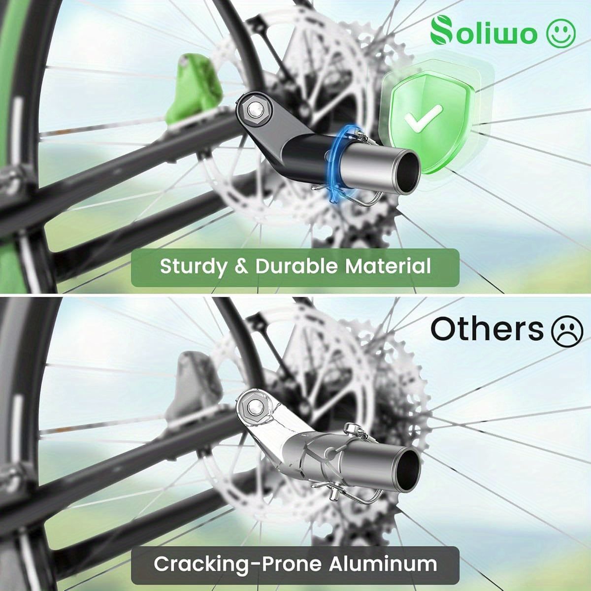 Bike Trailer Hitch, Bicycle Trailer Hitch Coupler for Schwinn, Instep Bike Trailer, Bike Trailer Adapter Attachment for Kids, Pet Bicyle, Cargo Bike Trailer, etc - Revitalize Mind Body