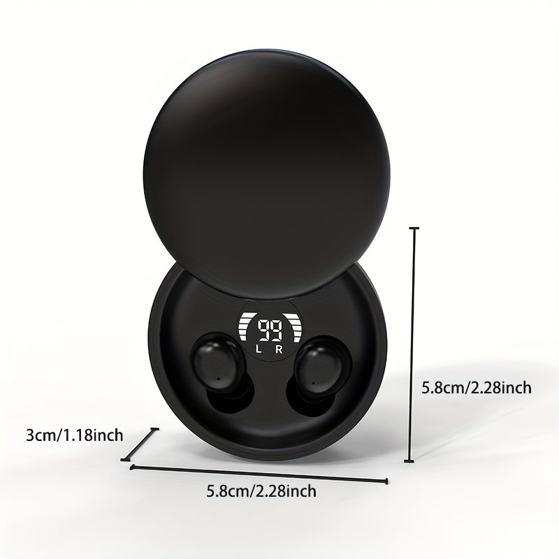 Invisible Sleep Earphones Ultra Thin Wireless Bluetooth With Noise Reduction