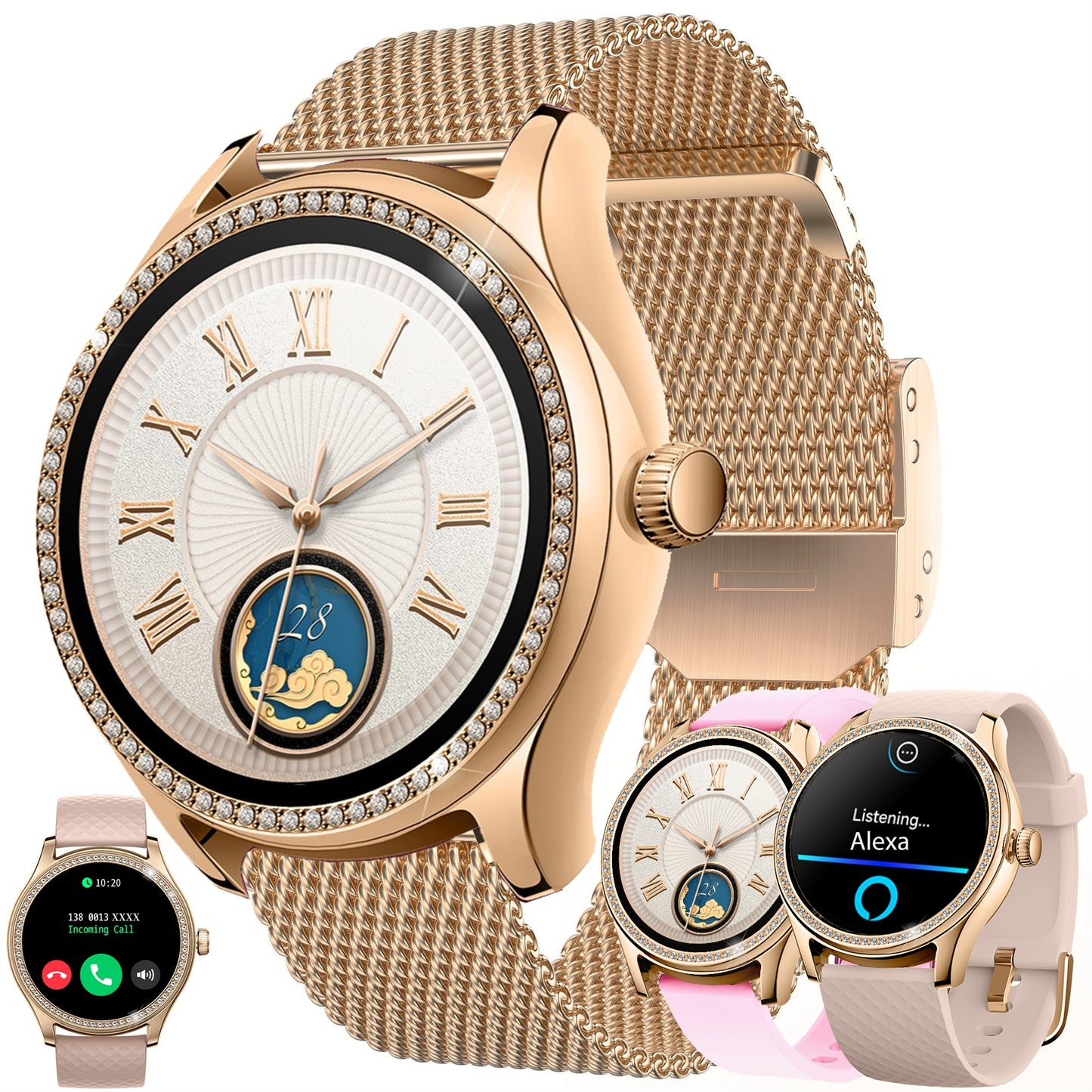 SGDDFIT Smart Watch With Alexa Built In For Android iPhone - Revitalize Mind Body
