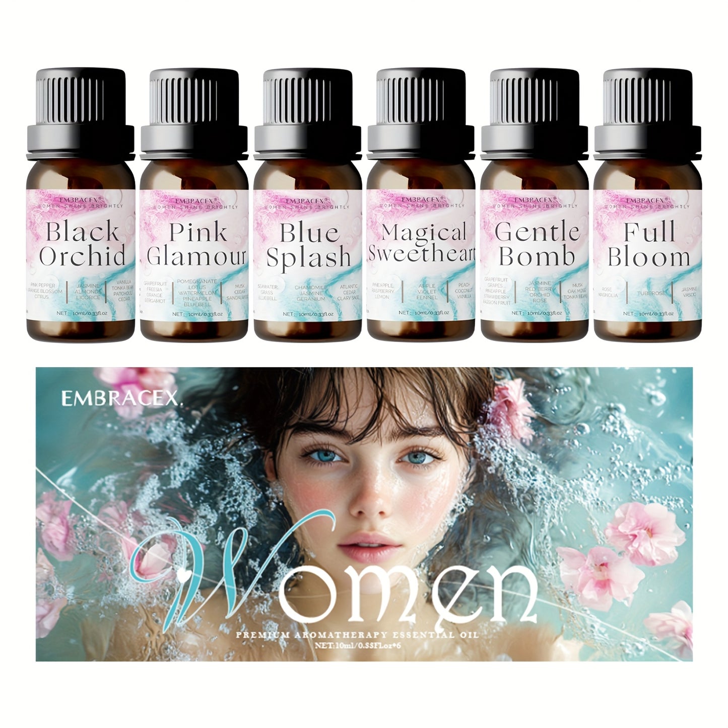 Embrace Essential Oil Gift Box Set for Women