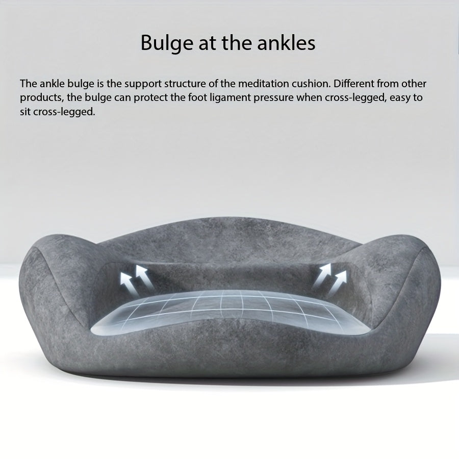 Ergonomic Meditation Cushion With Memory Foam Core Pro