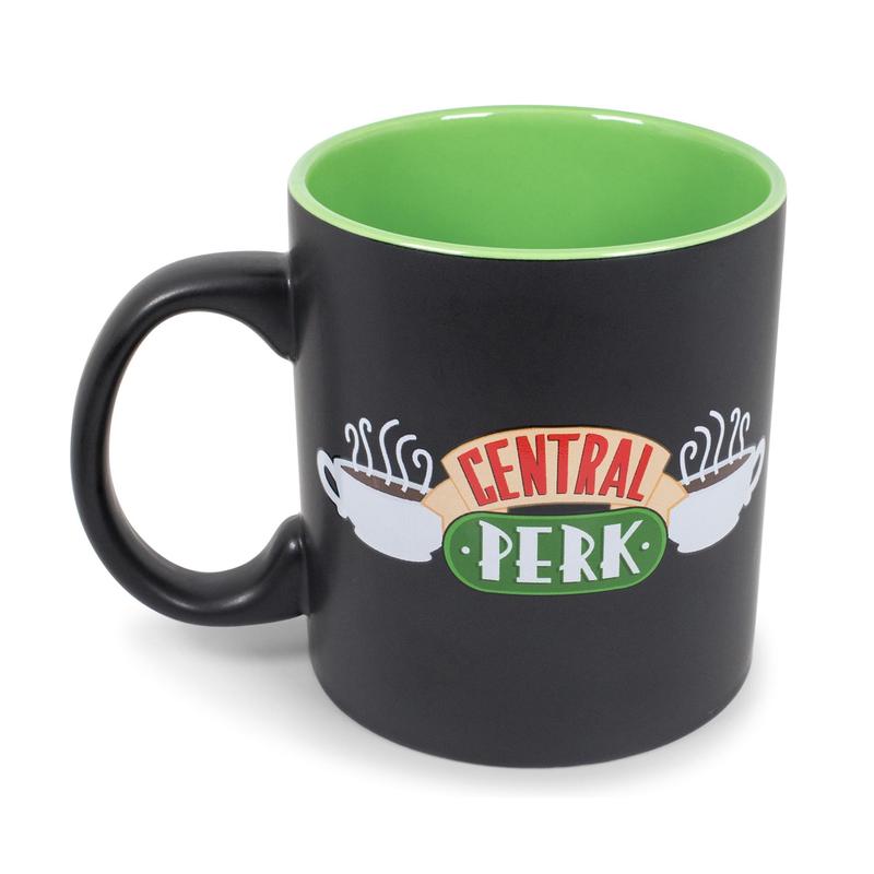 Silver Buffalo Friends Central Perk Doodle Logo Ceramic Mug