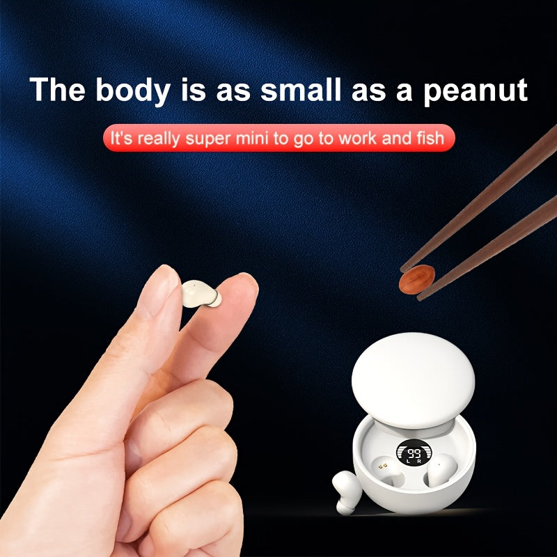 Invisible Sleep Earphones Ultra Thin Wireless Bluetooth With Noise Reduction