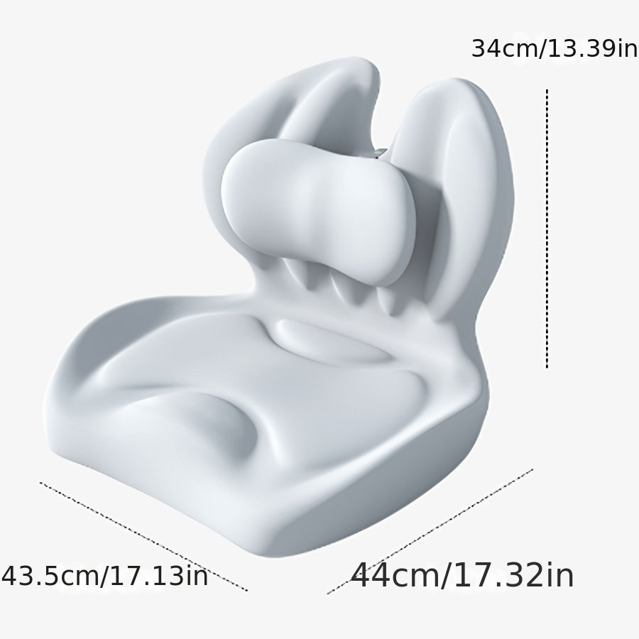Ergonomic Memory Foam Lumbar Support Cushion for Car and Office