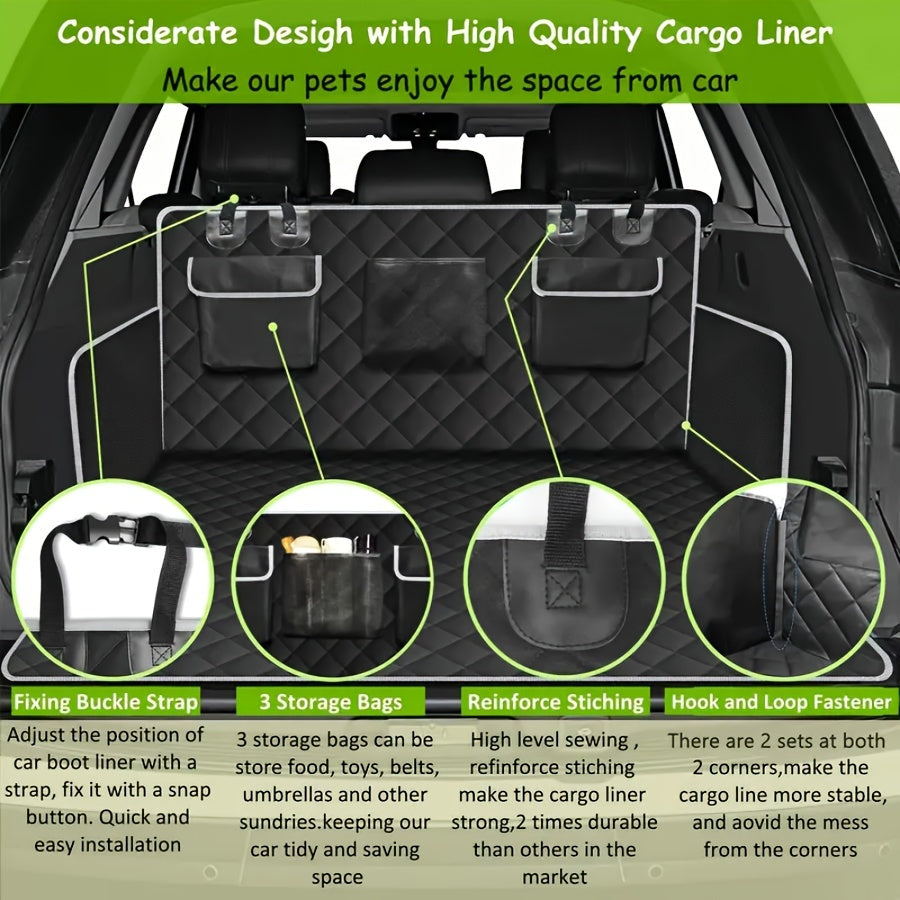 Waterproof SUV Cargo Liner For Dogs With Bumper Flap - Revitalize Mind Body