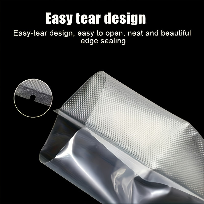 50pcs Food Vacuum Bags, Vacuum Sealing Machine Packaging Bags, Used For Kitchen Storage And Food Preservation, Kitchen Accessories, Suitable For Vacuum Storage And Food Preparation, Anti Odor And Leak Proof, Refrigerator Pres - Revitalize Mind Body