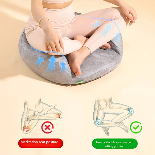 Ergonomic Meditation Cushion With Memory Foam Core Pro