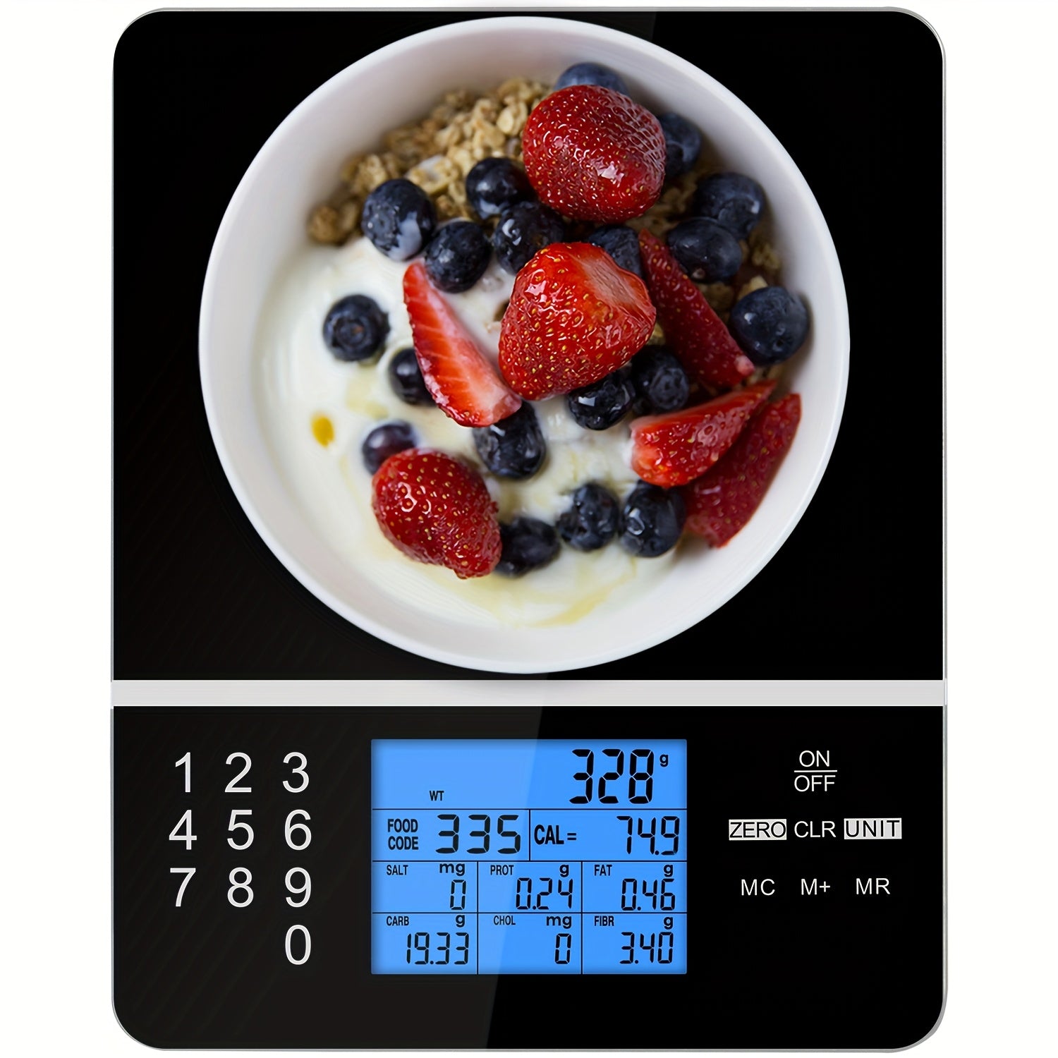 Ataller Digital Food Scale with Nutritional Calculator and Calorie Counter - Revitalize Mind Body