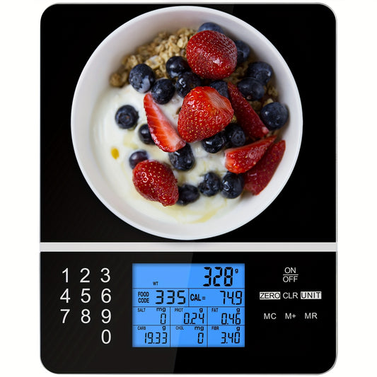 Ataller Digital Food Scale with Nutritional Calculator and Calorie Counter