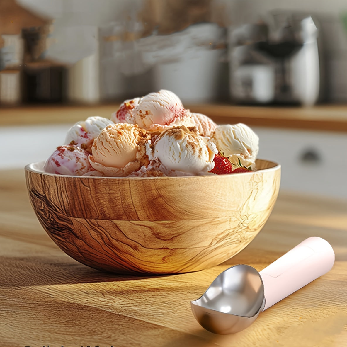 Handheld Electric Heated Ice Cream Scoop With Rechargeable Battery - Revitalize Mind Body