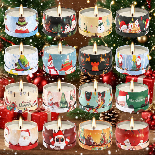 New Christmas Candles Smoke Free Drip Free Romantic Home Decor