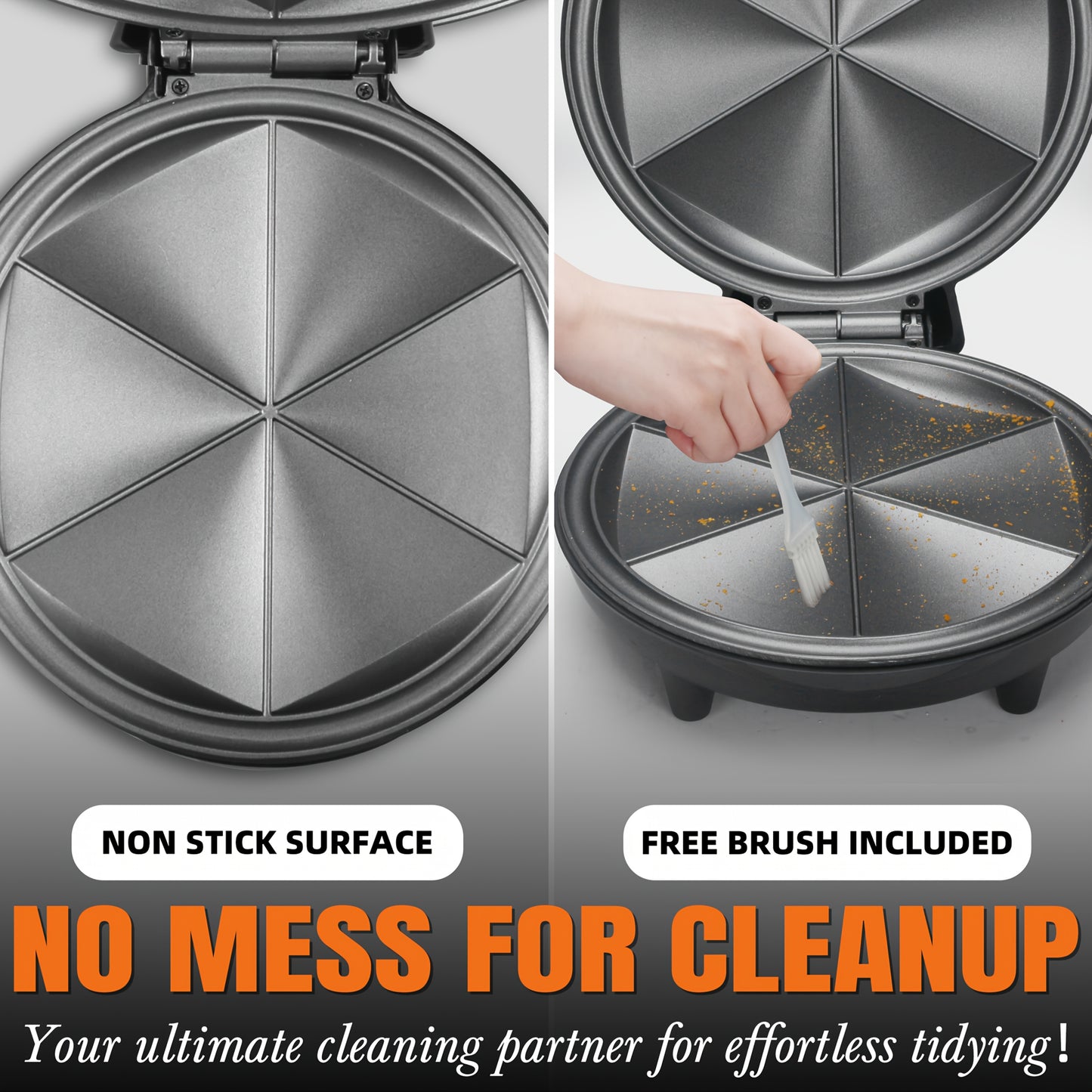 TASTETIDE Electric Quesadilla And Grilled Cheese Maker With Thermostat