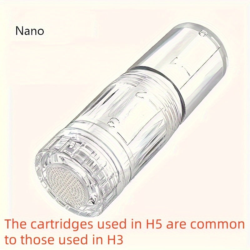 New arrival hydra series dr Pen hydra. Pen H5 Wireless Electric Derma Pen with 12pcs Round Nano Cartridges, Adjustable Liquid Output, Leakproof Design, Needle length 0.1mm - Revitalize Mind Body
