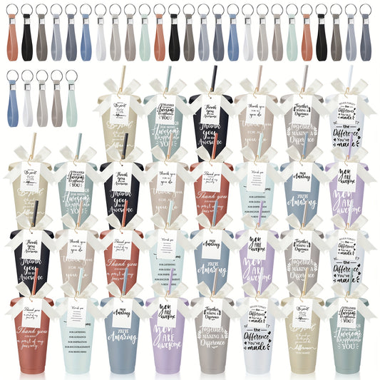 Bulk Employee Appreciation 24oz Plastic Tumblers With Lids And Straws