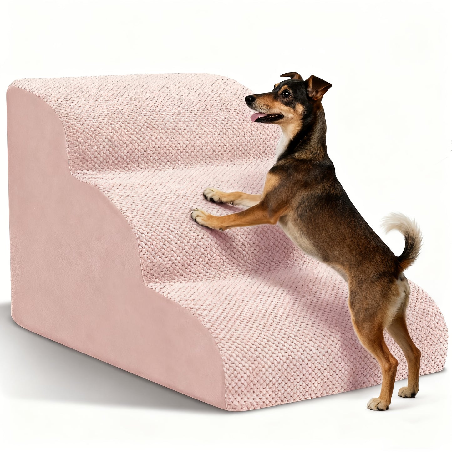 NIUBYA Premier Wide Dog Stairs with Non Slip Bottom