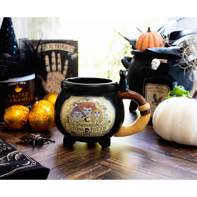 Silver Buffalo Disney Hocus Pocus Cauldron 3D Sculpted Ceramic Mug