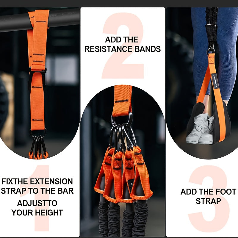 Heavy Duty Pull Up Bands 300lb Resistance Latex Gym Set