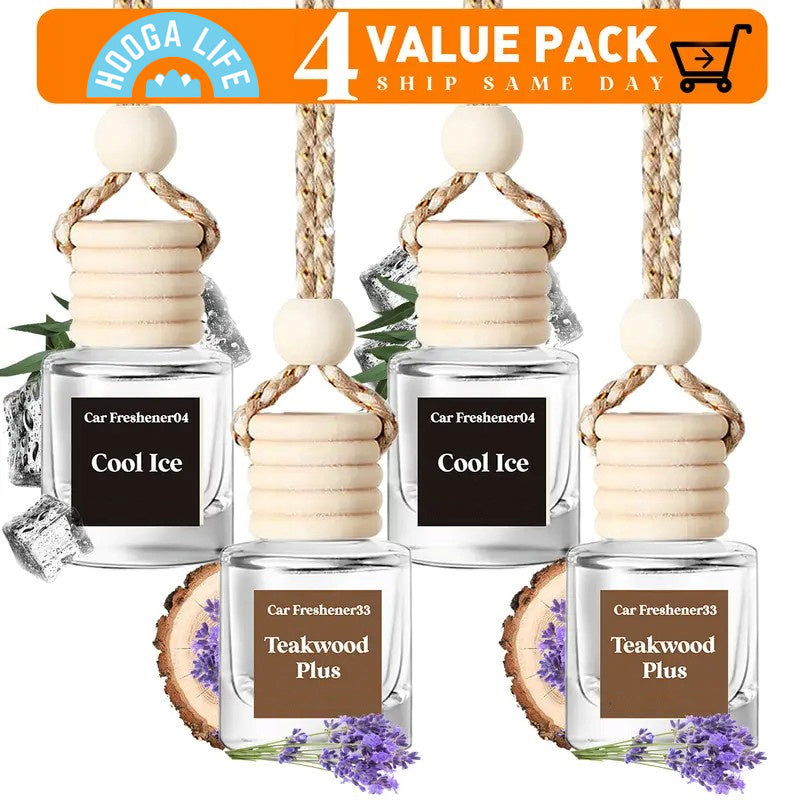 Hoogalife 4 Combo Car Air Fresheners Hanging Diffuser