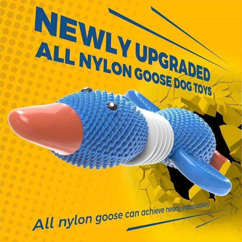 SHARLOVY Nylon Goose Dog Toys For Aggressive Chewers