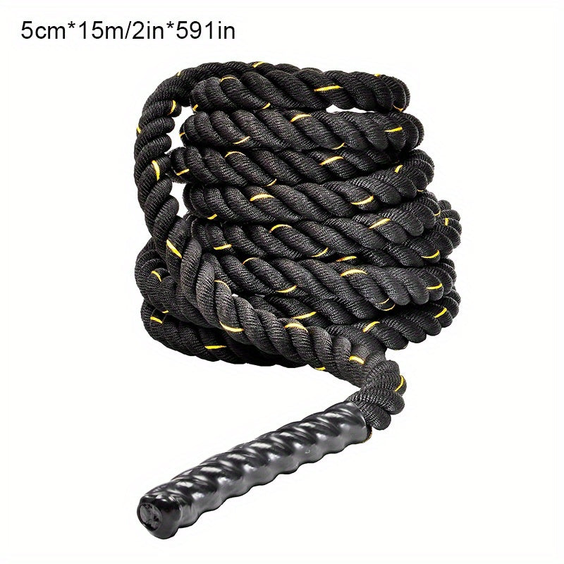 Fitness Battle Rope Heavy Duty Nylon Polyamide For Home Gym