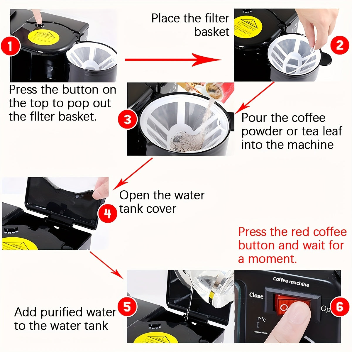 3-In-1 Breakfast Machine For Eggs Toast And Coffee 110V