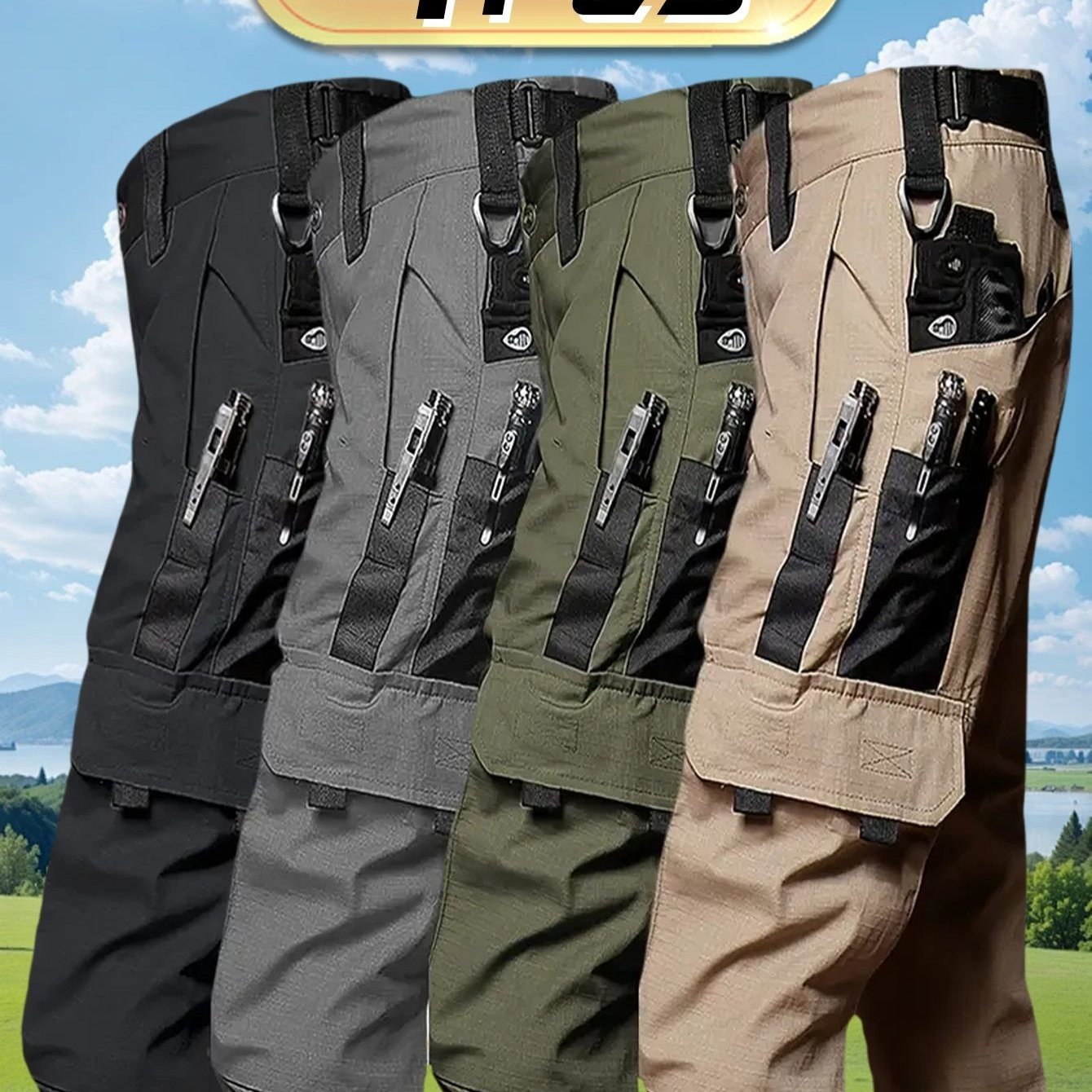 DISI Lightweight Work Pants For Men Outdoor Hiking Gear